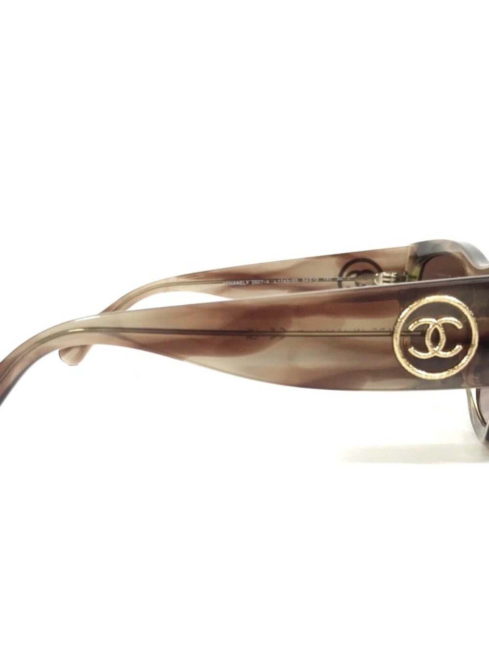 100% Authentic CHANEL Brown Gradient Sunglasses- CH5507A NWT comes w/ Case & COA - Picture 5 of 9